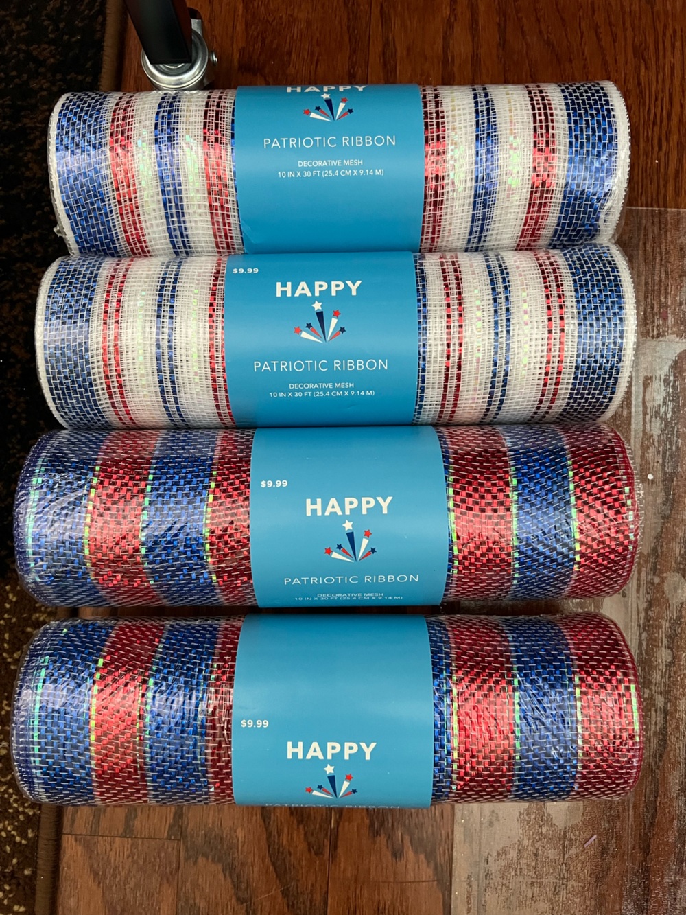 Mesh - Red, White & Blue - New